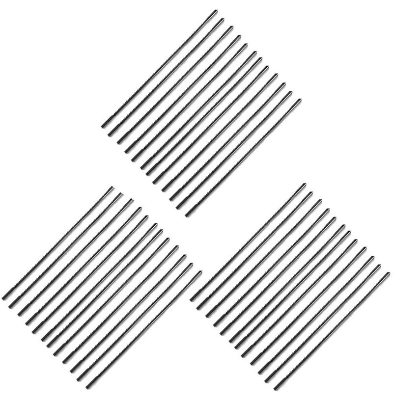 FOXBC 5 Inch Plain End Scroll Saw Blade Set, 36 Pack (28TPI, 12 TPI, 10TPI) - Image 2